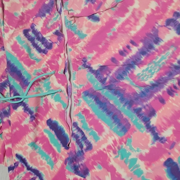 JOE BOXER, swimsuit,  2X, multi color, white, pink, purpl🩱, 2 pieces - Picture 3 of 5